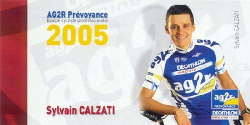 2005 AG2R Prévoyance #NNO Sylvain Calzati Front